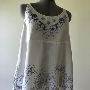 Anthropologie HD embroidered shirt.
